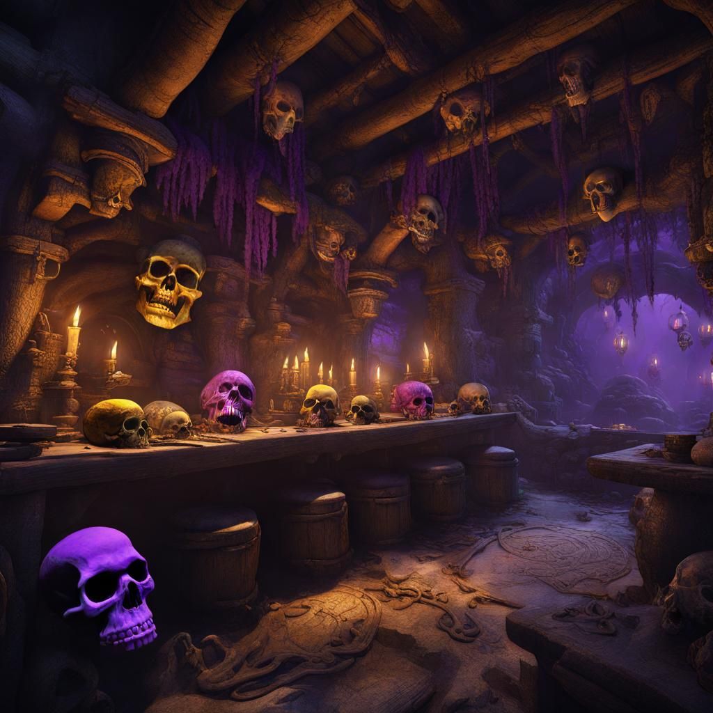 Lara Croft in Skull-Filled Pirate Hideout