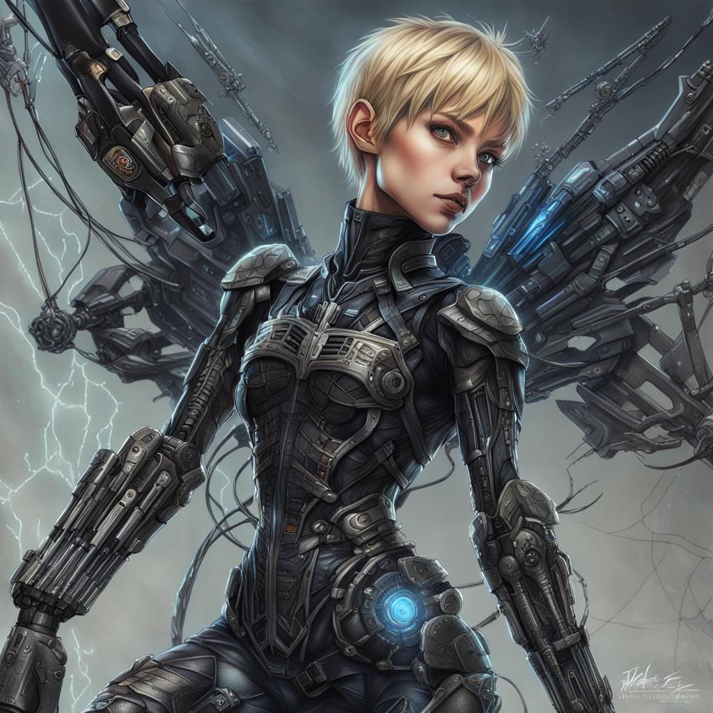 Cyborg Tinkerbell with Cybernetic Chassis