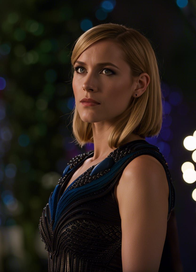 Detailed Portrait of Blond Man with Curly Hair