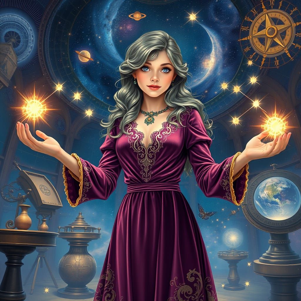 Enchantress Conjures Starlight in Celestial Observatory