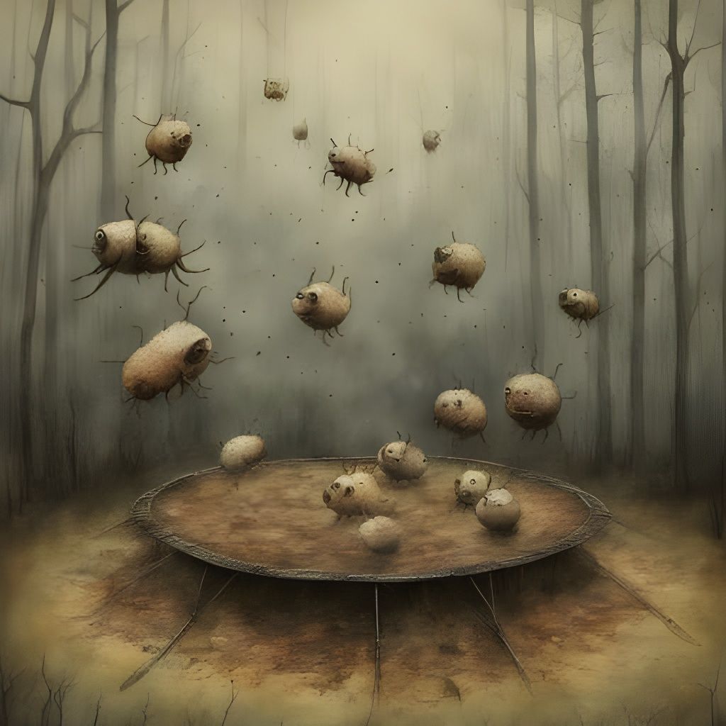 Maggots on a trampoline - BOING!