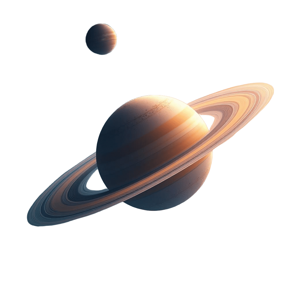 Hyperrealistic Saturn Planet Concept Art