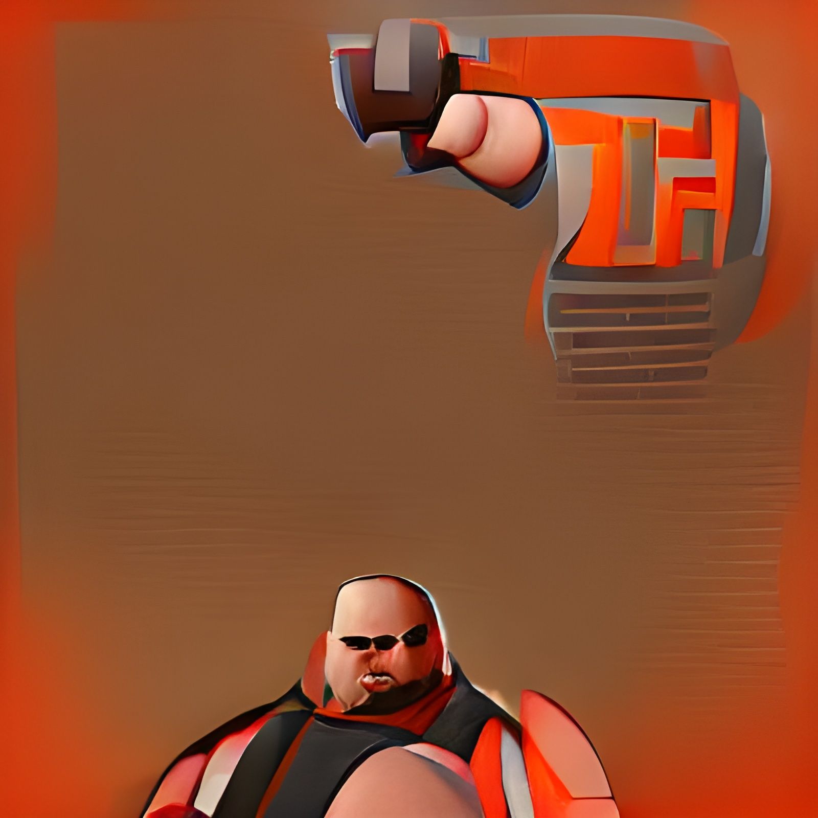 TF2 Heavy Weapons Guy Fanart