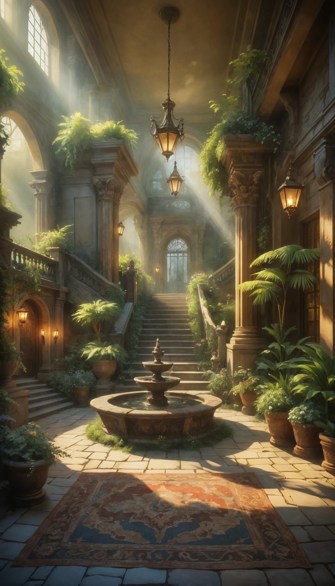 Surreal, Painterly Scene Radiates Elegant Beauty