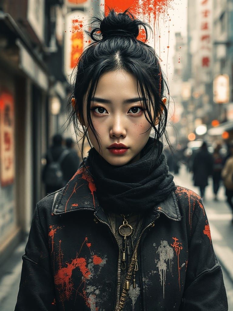 Modern Chinese Ink meets Neo-Expressionism in Downtown Tokyo