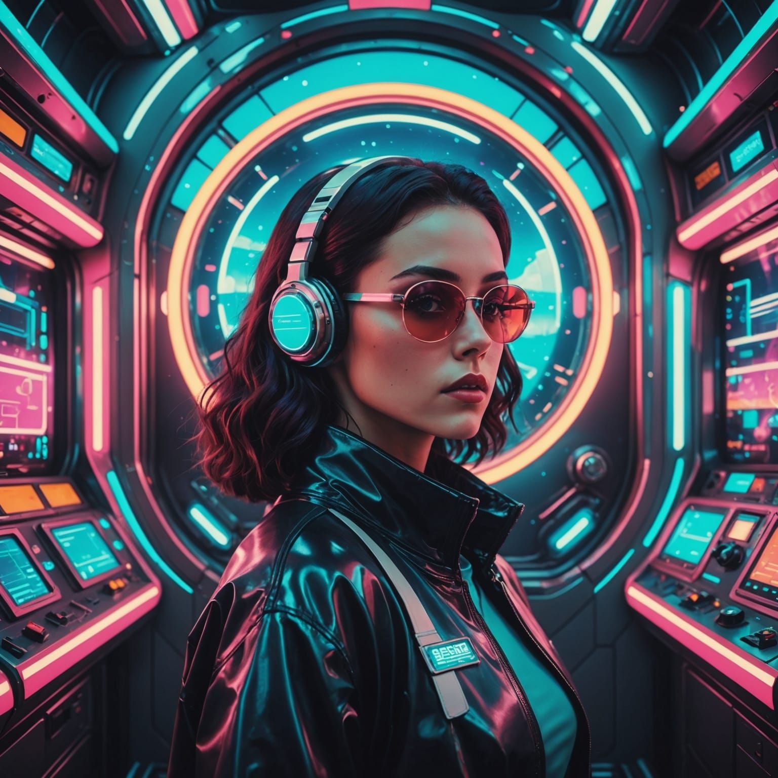 Retro Futuristic Dreamscape