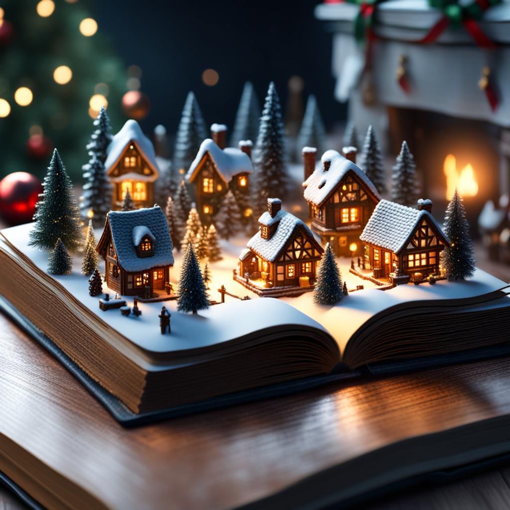Storybook Christmas village