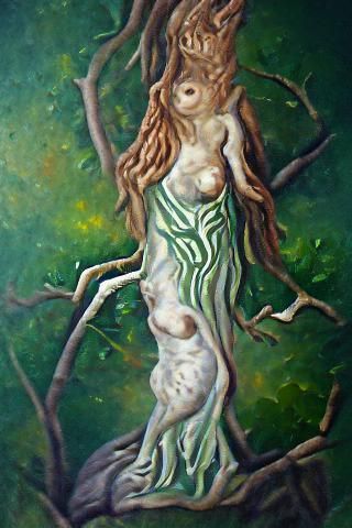 Tree-Nymph Guardian of the Grove
