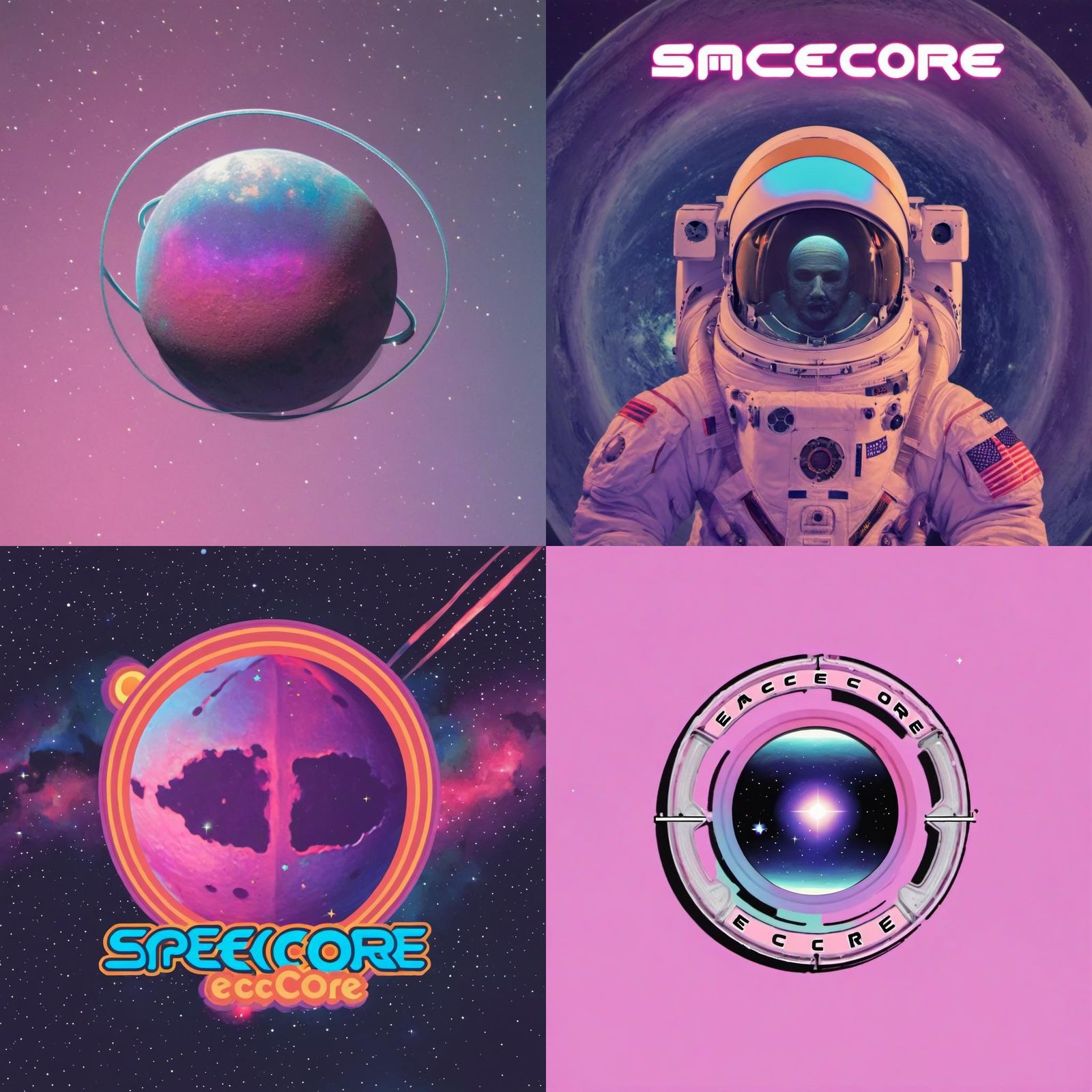 Abstract Spacecore AI Image