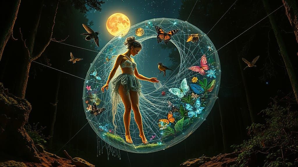 Shamanic Sculptor Trapped in Bio-Art Spiral