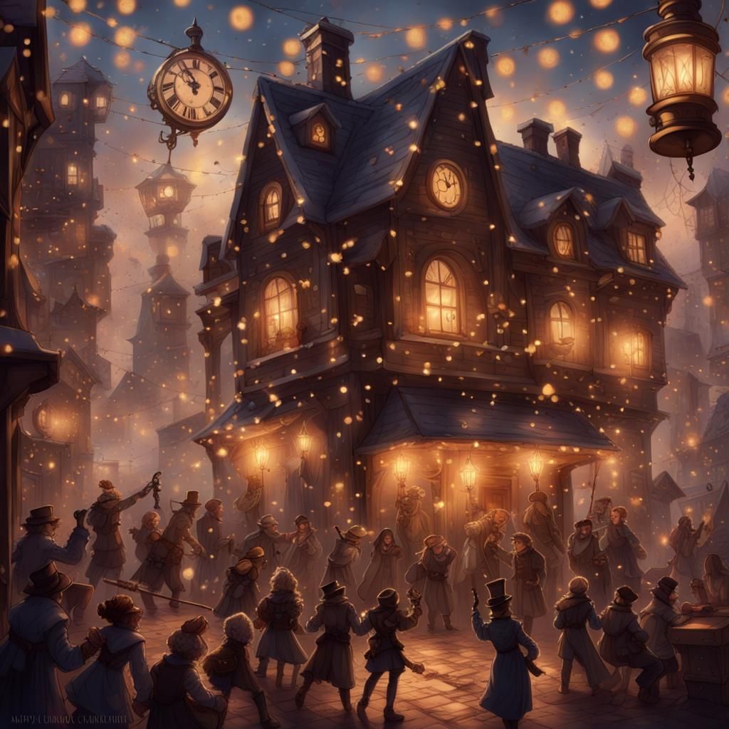 Steampunk D&D Party Celebrates New Year's Eve