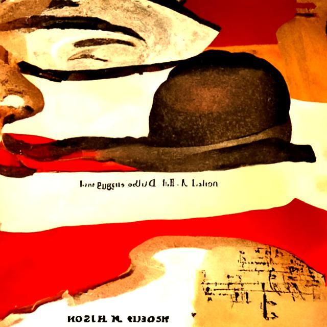 Portraits of Langston Hughes, Ellington, and DuBois