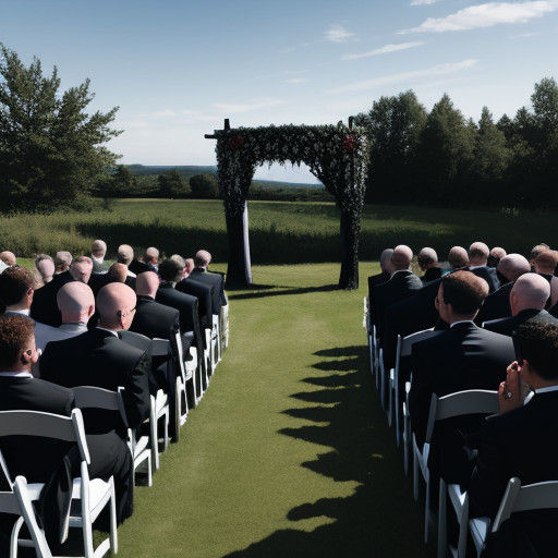 Romantic Dark Wedding Scene Unveiled