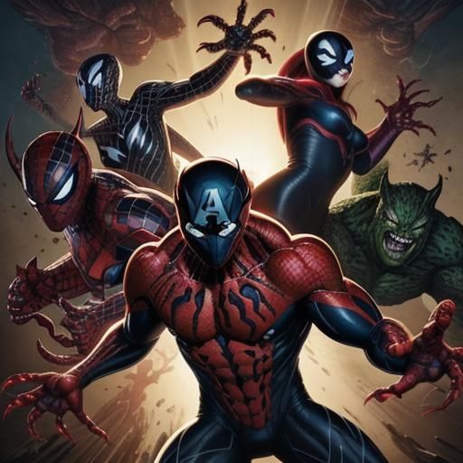 Marvel Symbiotes: Dark and Menacing