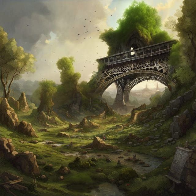 Lush Ruins: City Reclaimed by Nature