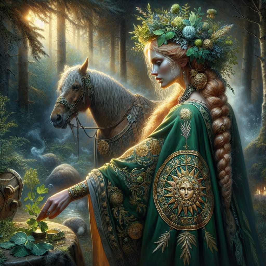 Sinthgunt: Germanic Goddess of Healing and Light