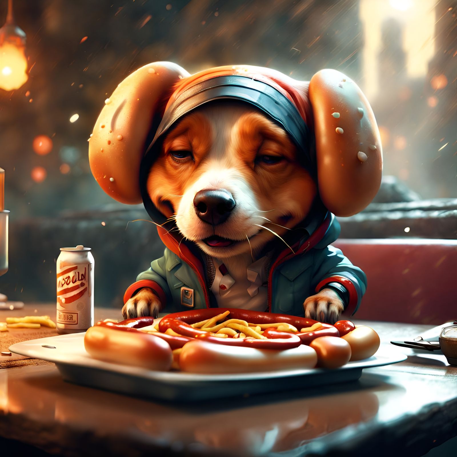 Chibi Hotdog's Sunny Day Sneeze