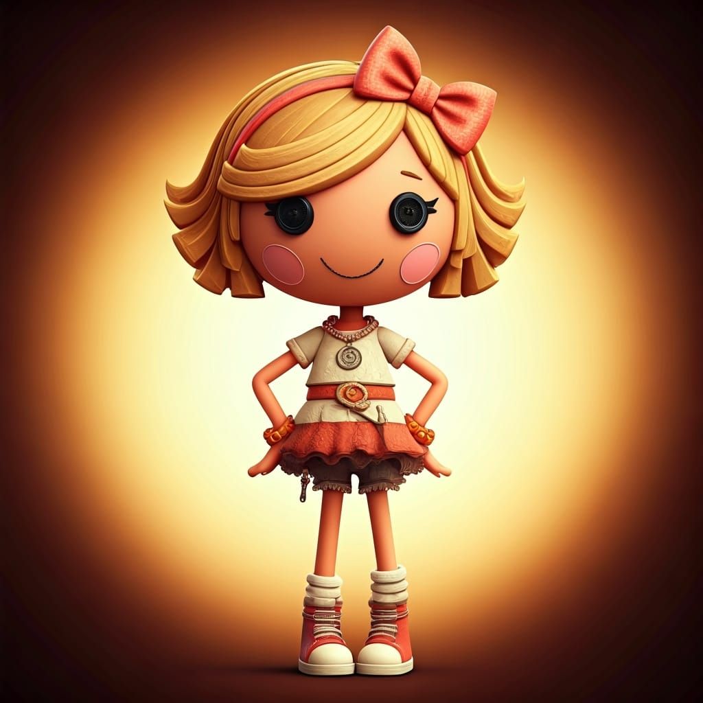 New Lalaloopsy Character in Bright 3D Style
