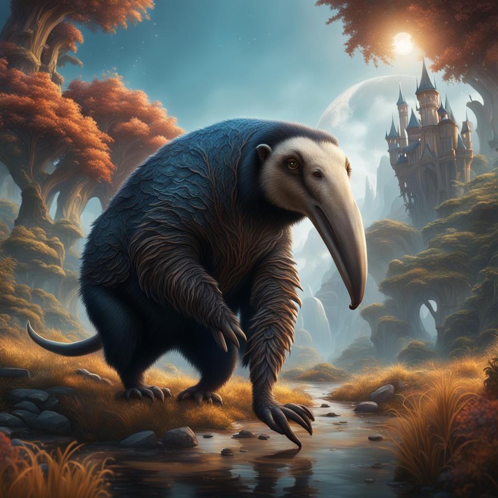 Fantastical Magical Anteater Concept Art