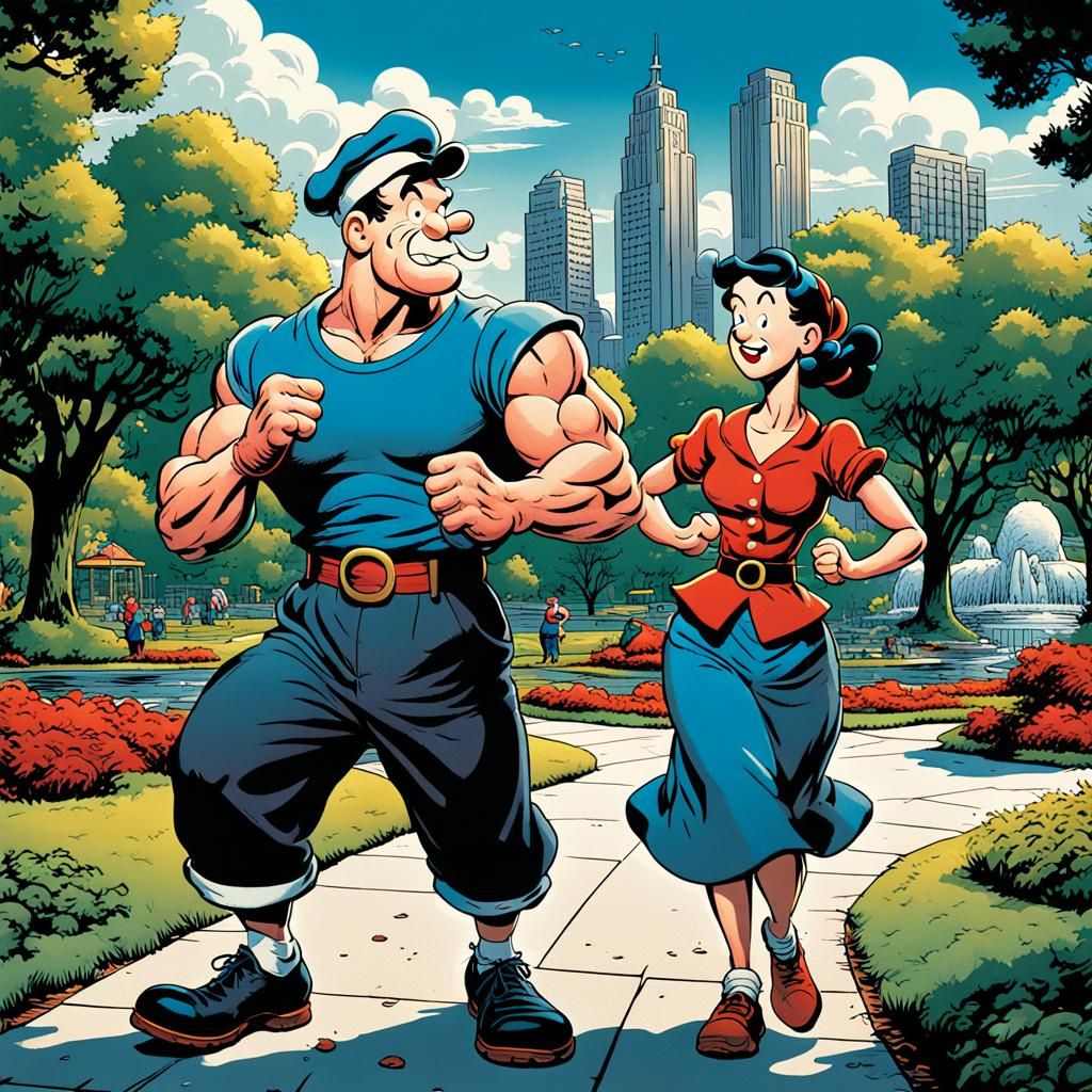 Popeye and Olive