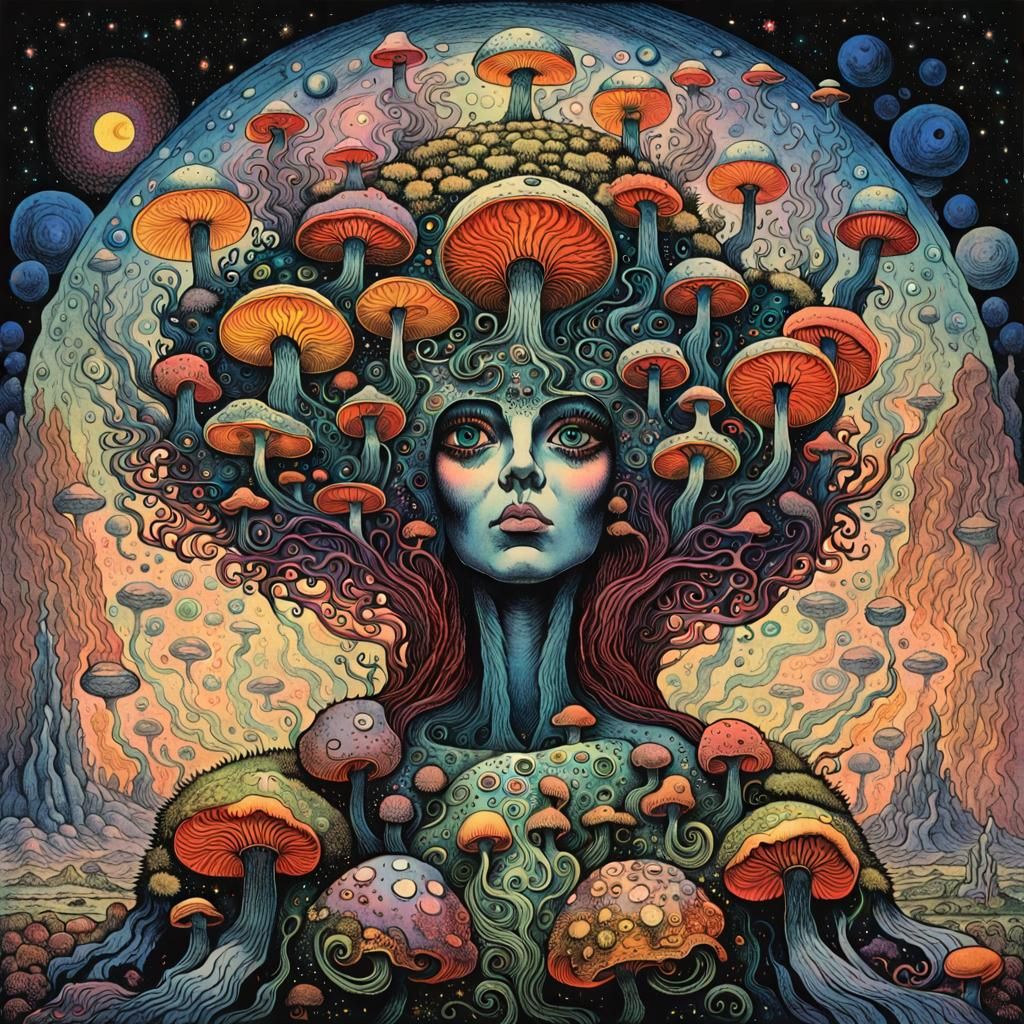 Fungi Girl 12510