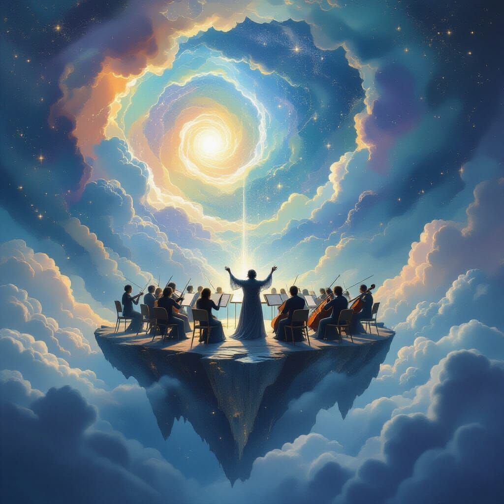 Ethereal Composer Conducts Cosmic Orchestra on Crystal Islan...
