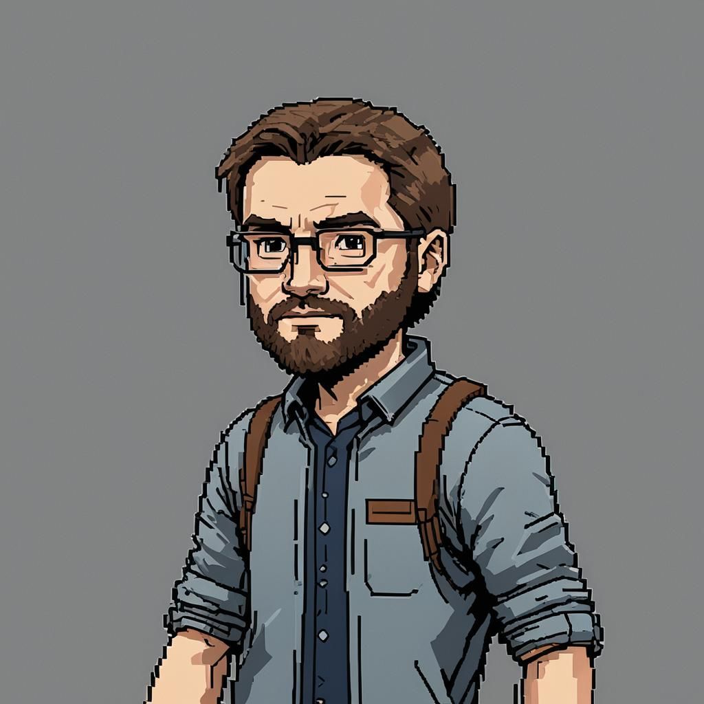 8-Bit Pixel Art of Sam Reich