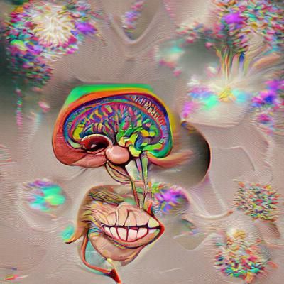 Conceptual Image of Brain on Drugs