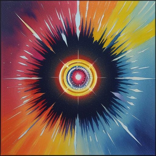 Epic Impressionist Diamonds in Thick Gouache Brush Strokes