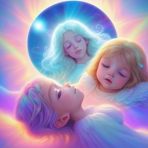 Angelic Babies Dream of Psychedelic Love