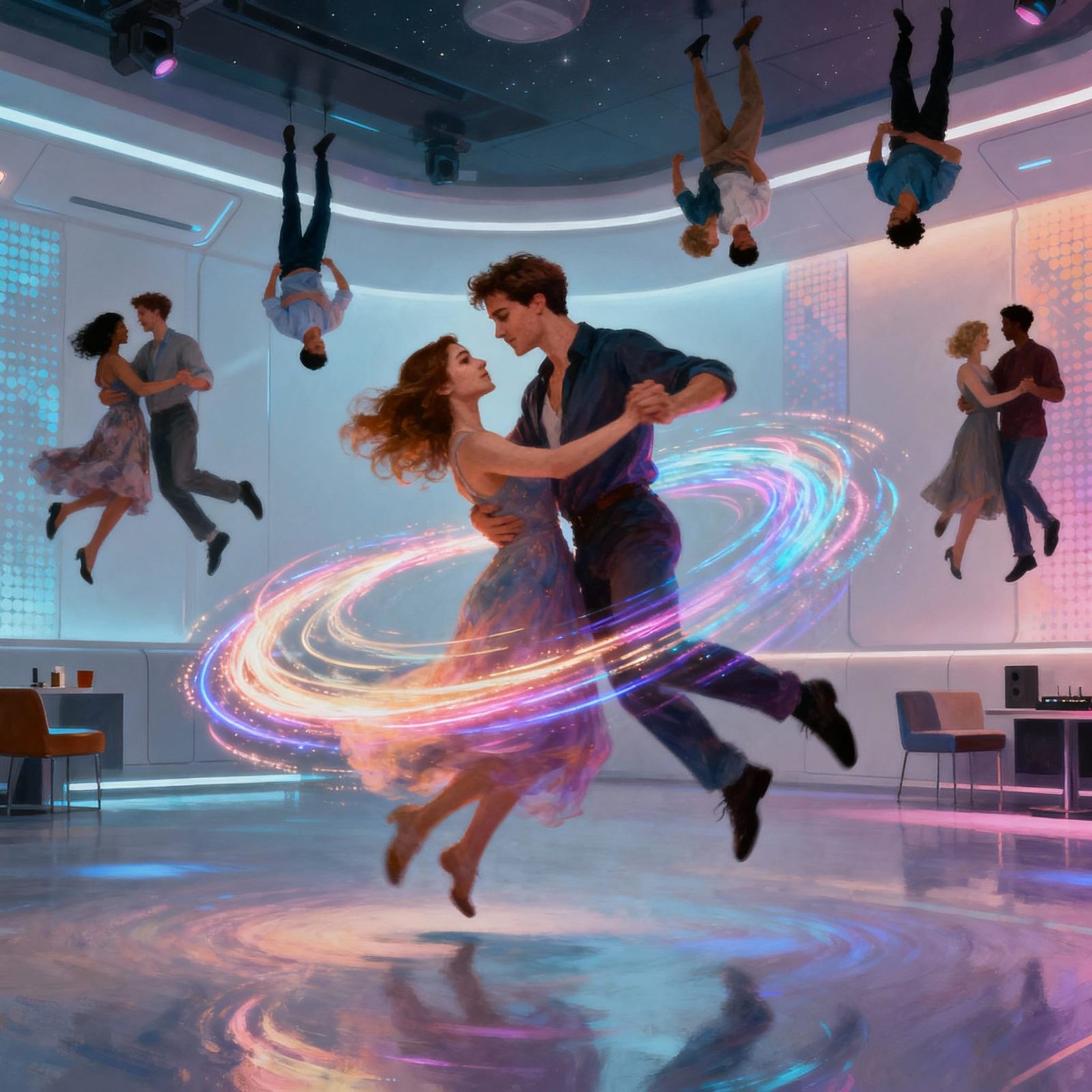 Remember falling for each other in zero gravity?