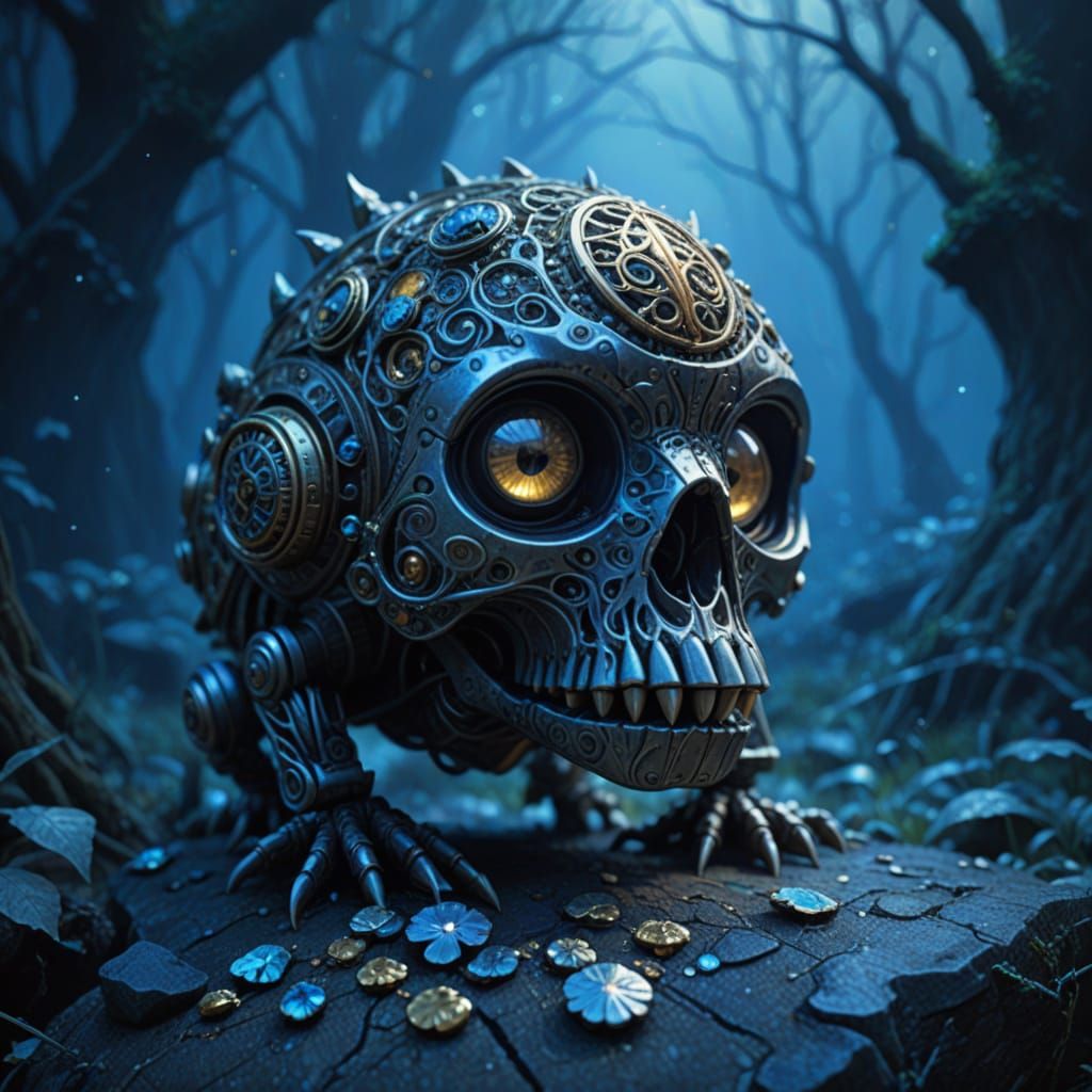 A vintage pocket watch, intricately designed with opulent go...