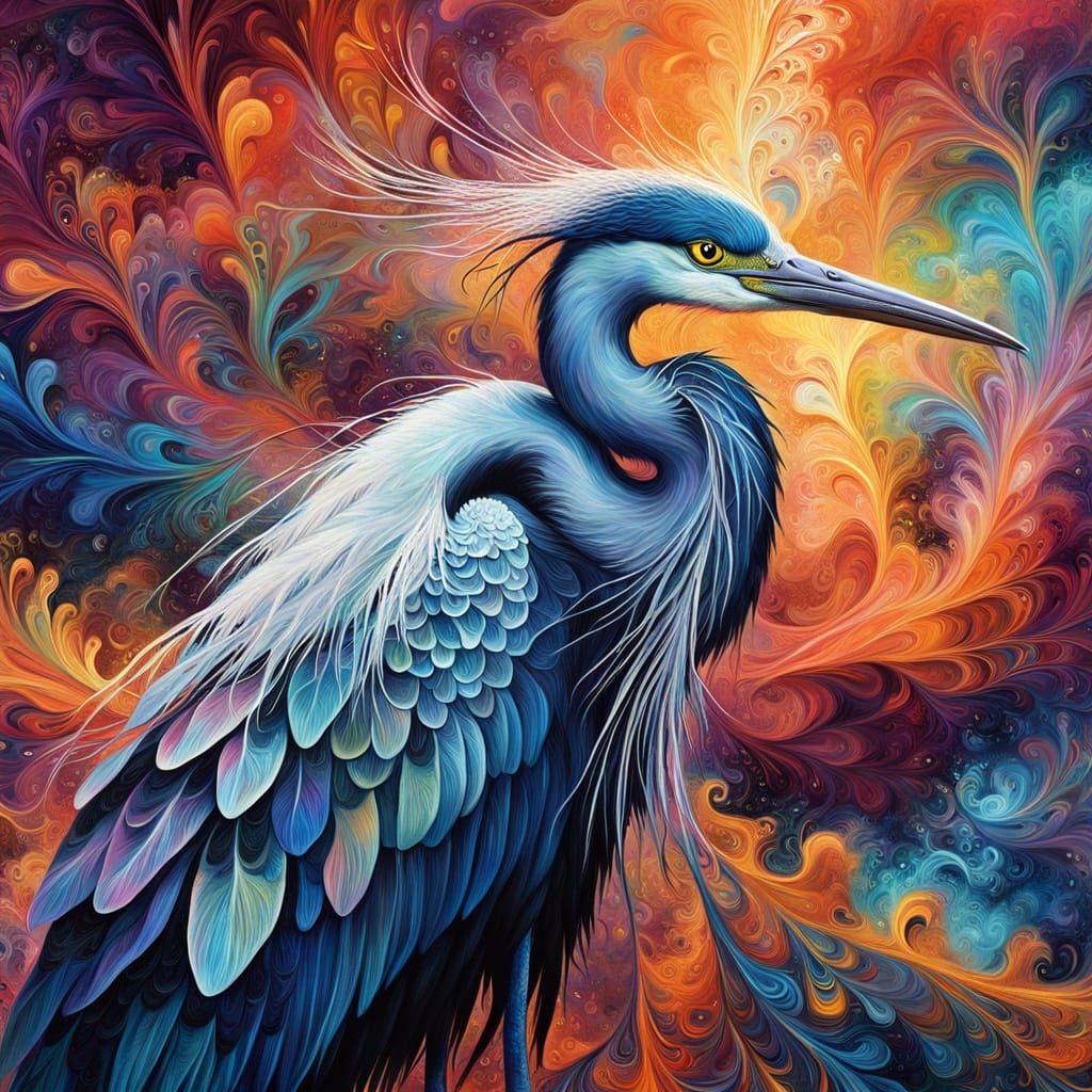 fractal heron