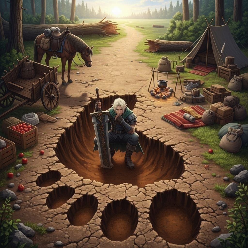 Black Wooden Log Pile