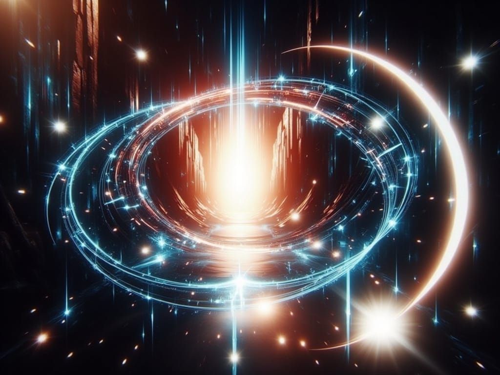 Surreal Landscape with Sharp Formations and Dreamlike Flora