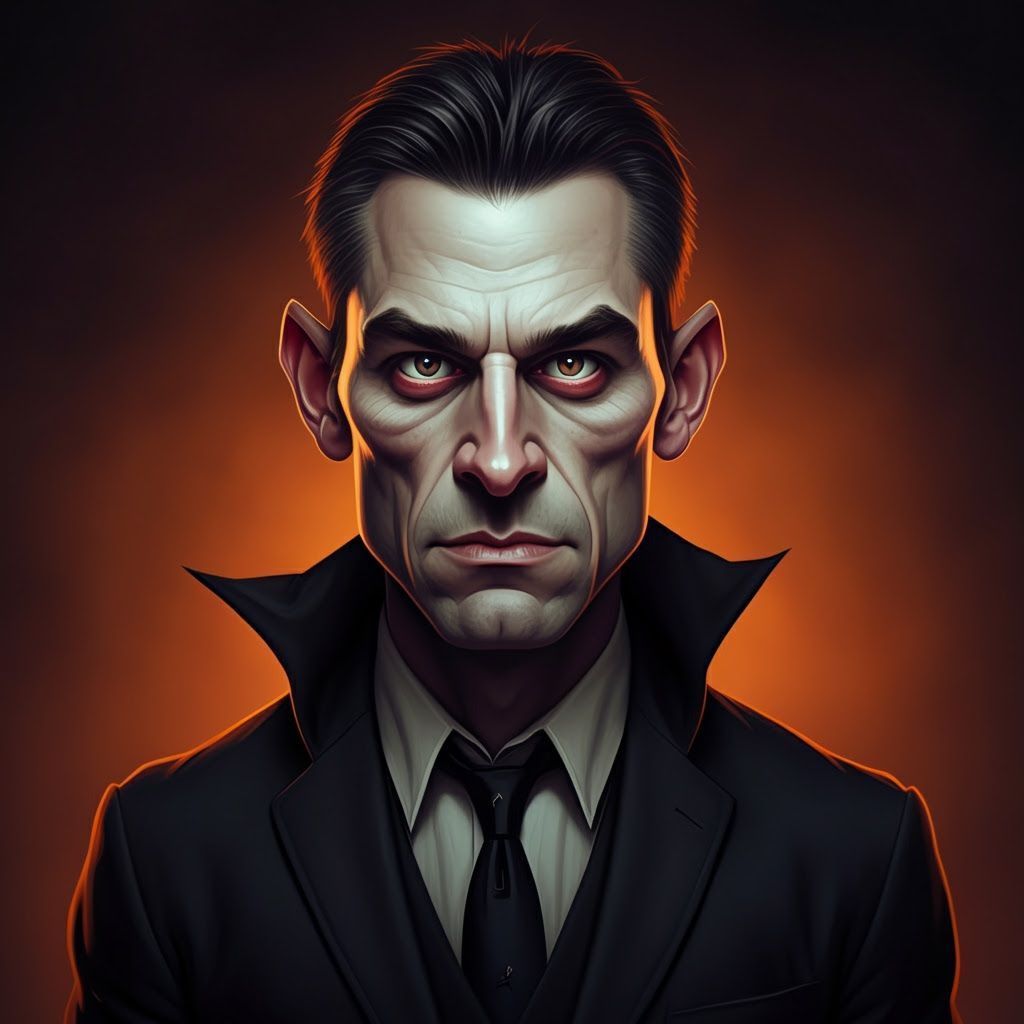 Grimdark Halloween Caricature Art