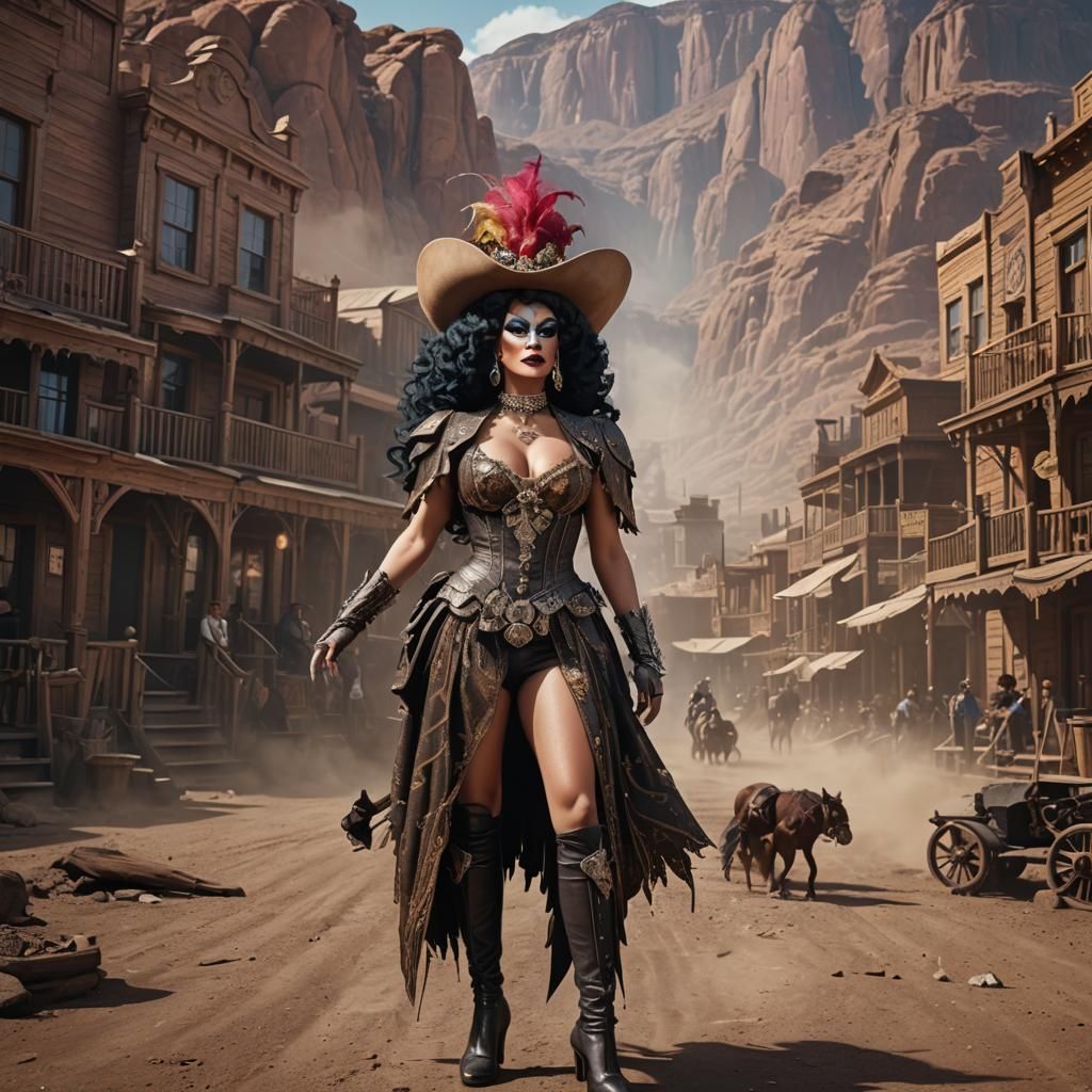 Wild west Drag Queen