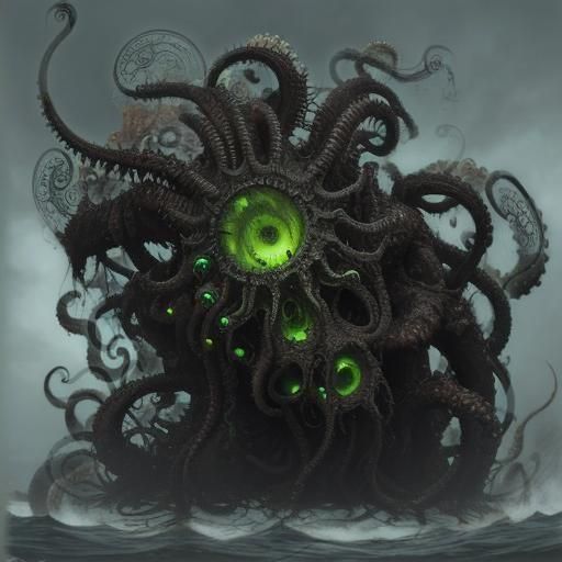 Shaggy Tentacled Horror Emerges From Reality