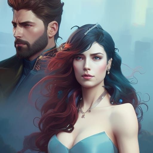 Royal Portrait in Hyperdetailed Digital Art Style