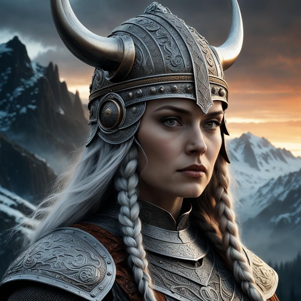 Viking Elite Warrior Queen Helmet π©Άπ‘οΈβοΈ