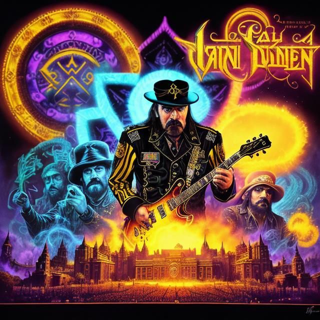 Black Light Heavy Metal Poster III