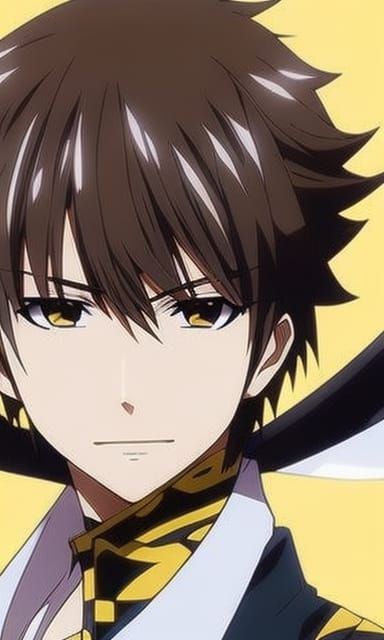 Anime Style Character in Yellow Jacket