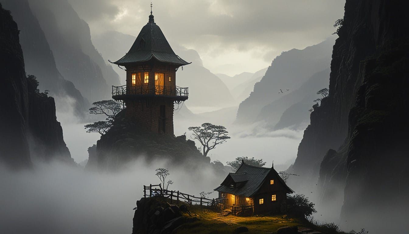 living in a Peruan gorge