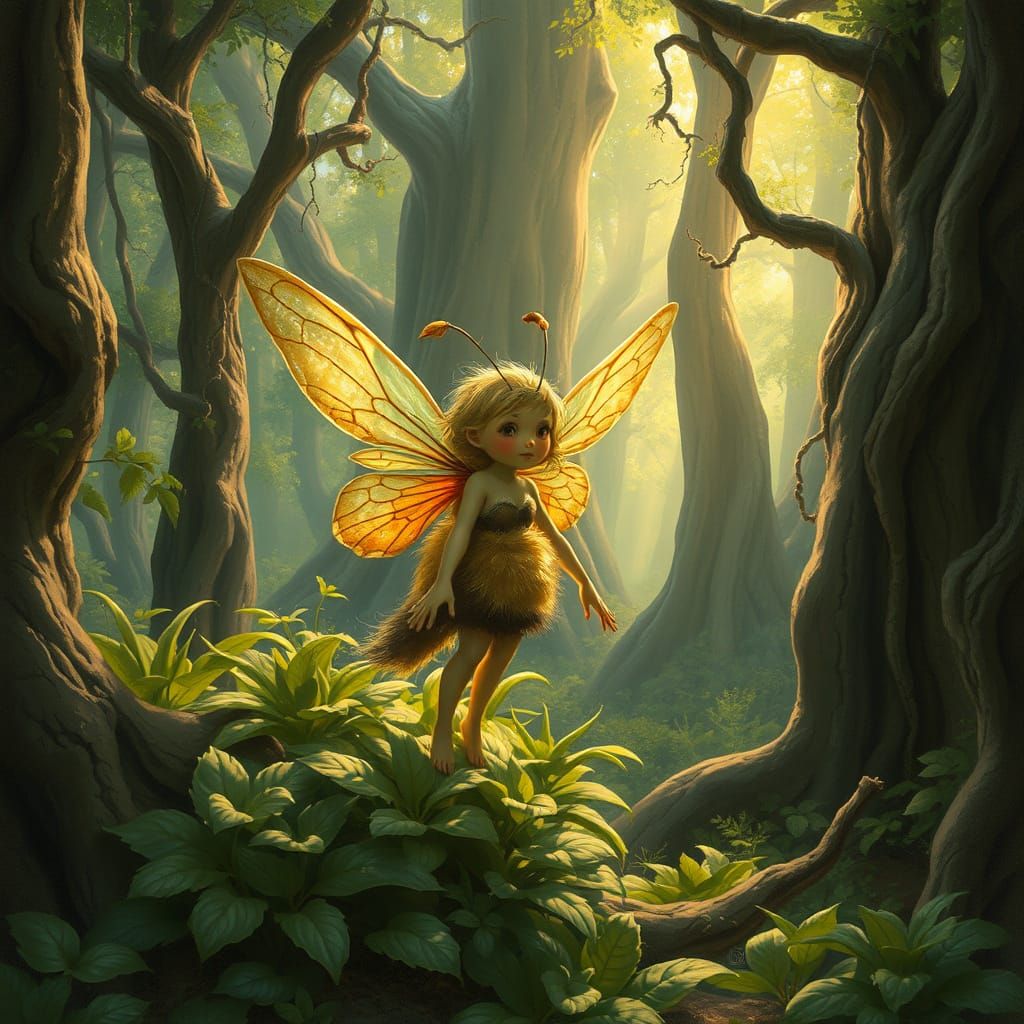 Enchanted Whimsy in Ancient Woodland