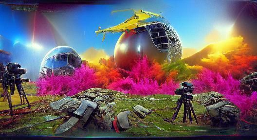 Retro 80s Sci-Fi Cassette Futurism Television