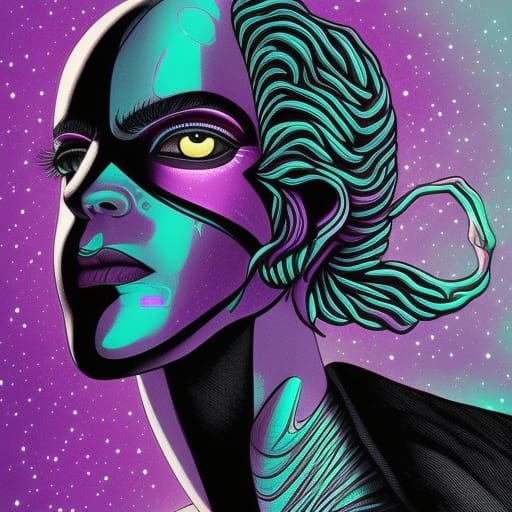 Galaxy Cosmic Surrealism | SD 1.5