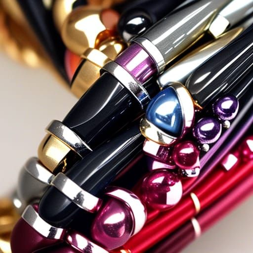 Metallic Textures and Leather in Gelato Colors