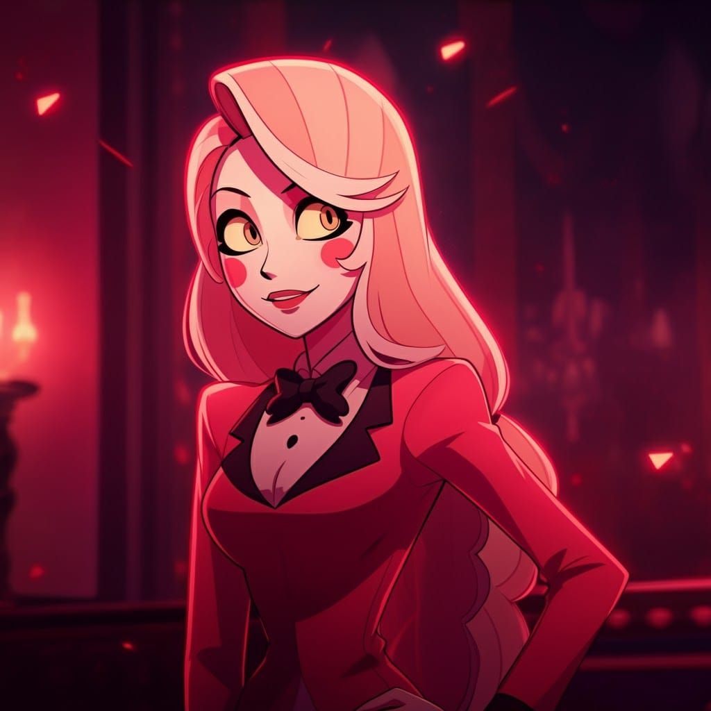 Charlie Morningstar from Hazbin Hotel.