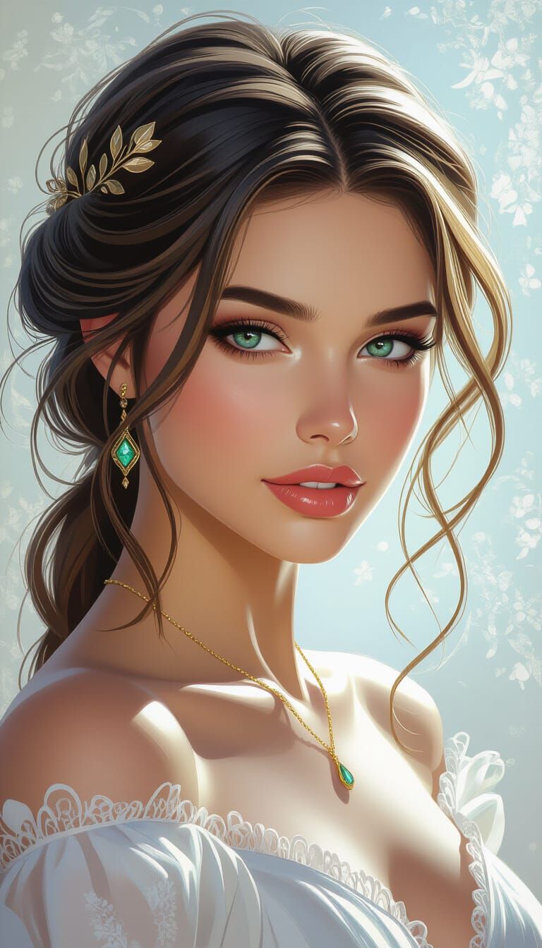 Eve: A Beautiful, Innocent Portrait in Dynamic Lighting