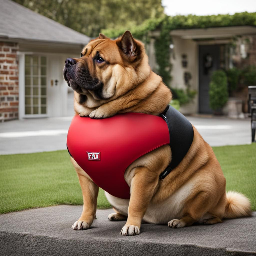 Image of an Overweight Dog